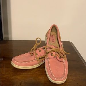 Pink Sperry Top Siders